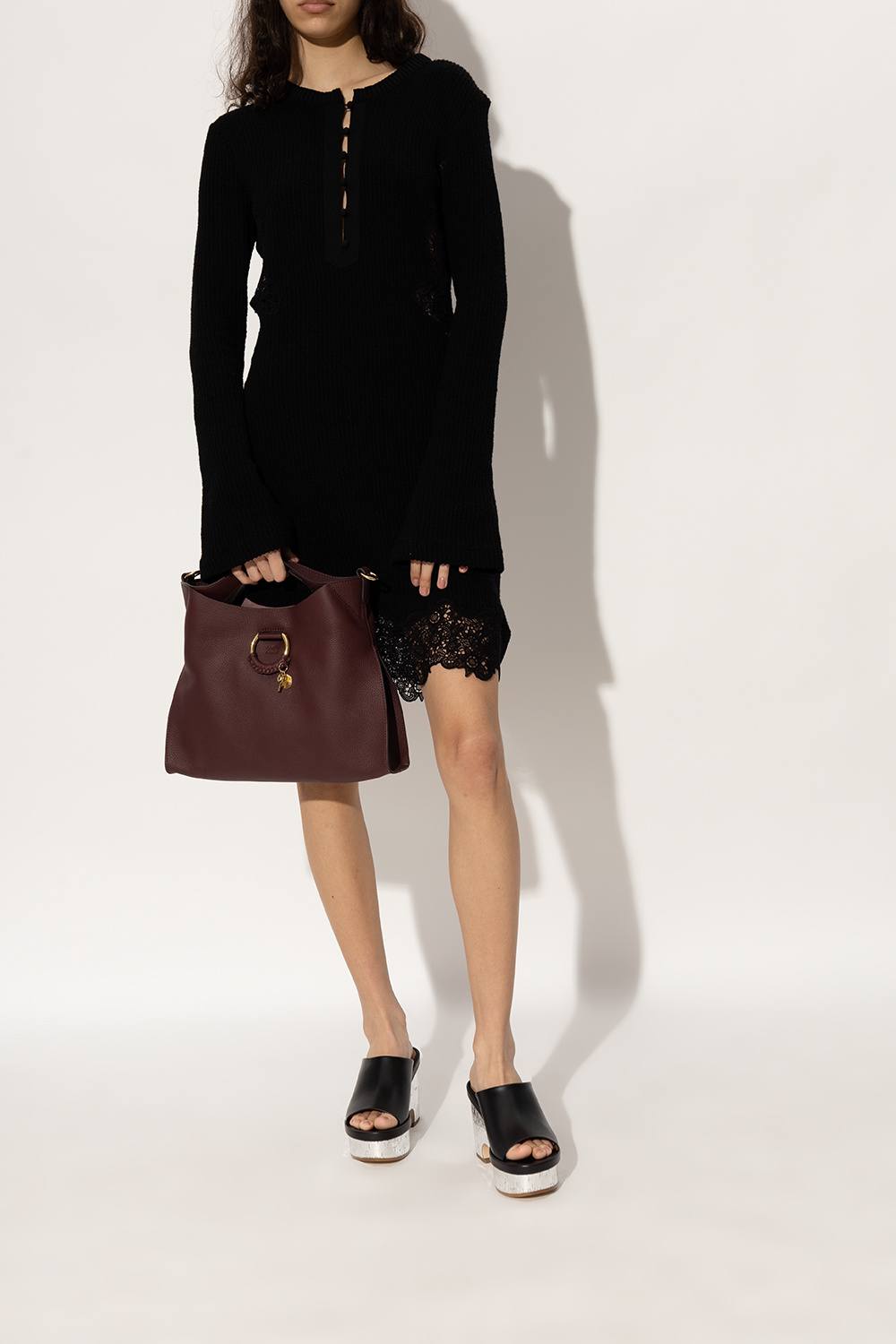 Chloe(クロエ) woody wedge mule ウェッジソールミュール